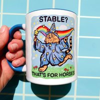 Lustige Katzentasse Adhd Geschenkidee Eigenartiges Wohndekor Dopamin Sachen Schräge Tasse Goblincore Kaffeetasse Mentale Gesundheit Humor von EskaandtheAlpenglow