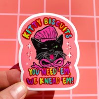 Schwarze Katze Magnet Lustige Kühlschrank Dekor Geschenk Unhinged Humor Genz Seltsames Urkomisch Mitbewohner Uni Wohnheim Niedlich von EskaandtheAlpenglow