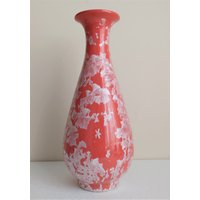 Jingdezhen Keramikofen Kristallglasur Vase von EskicibabaVintage