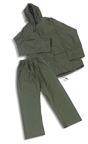 eskubi Regenanzug mit Futter Polyester PU Größe – L grün von Eskubi