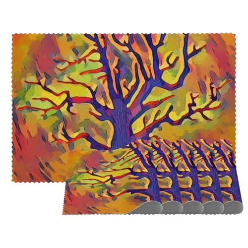 Earth Day Tree Earth Day Tischsets, hitzebeständige Tischsets, 4er-Set, waschbar, rutschfest, schmutzabweisend, für den Außenbereich, Tischset für Tisch, Küche, Esszimmer, leicht zu reinigen Earth Day Tree Earth Day Tischsets, hitzebeständige Tischsets, 4er-Set, waschbar, rutschfest, schmutzabweisend, für den Außenbereich, Tischset für Tisch, Küche, Esszimmer, leicht zu reinigen von Eslifey