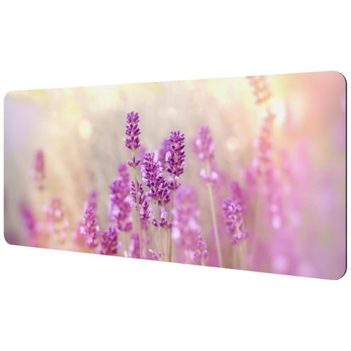 Eslifey Extra großes Mauspad, Blumen-Lavendelblüte, erweitertes Schreibtisch-Mauspad mit rutschfester Gummiunterseite, Schreibtischunterlage für Gamer, Büro und Zuhause, 40 x 89,5 cm Eslifey Extra großes Mauspad, Blumen-Lavendelblüte, erweitertes Schreibtisch-Mauspad mit rutschfester Gummiunterseite, Schreibtischunterlage für Gamer, Büro und Zuhause, 40 x 89,5 cm von Eslifey