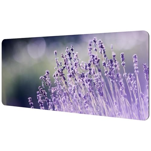 Eslifey Extra großes Mauspad, Lavendel-lila Blume, erweitertes Schreibtisch-Mauspad mit rutschfester Gummiunterseite, Schreibtischunterlage für Gamer, Büro und Zuhause, 40 x 89,5 cm Eslifey Extra großes Mauspad, Lavendel-lila Blume, erweitertes Schreibtisch-Mauspad mit rutschfester Gummiunterseite, Schreibtischunterlage für Gamer, Büro und Zuhause, 40 x 89,5 cm von Eslifey