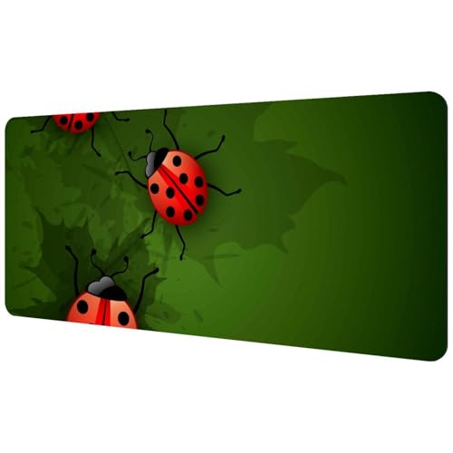 Eslifey Extra großes Mauspad, Marienkäfer-Grün, erweitertes Schreibtisch-Mauspad mit rutschfester Gummiunterseite, Schreibtischunterlage für Gamer, Büro und Zuhause, 40 x 89,5 cm Eslifey Extra großes Mauspad, Marienkäfer-Grün, erweitertes Schreibtisch-Mauspad mit rutschfester Gummiunterseite, Schreibtischunterlage für Gamer, Büro und Zuhause, 40 x 89,5 cm von Eslifey