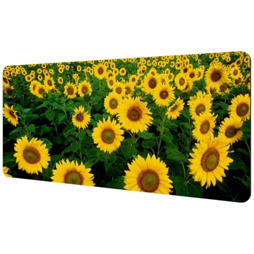 Eslifey Extra großes Mauspad, Natur-Sonnenblumen, Blumenmuster, erweitertes Schreibtisch-Mauspad mit rutschfester Gummiunterseite, Schreibtischunterlage für Gamer, Büro und Zuhause, 40 x 89,5 cm Eslifey Extra großes Mauspad, Natur-Sonnenblumen, Blumenmuster, erweitertes Schreibtisch-Mauspad mit rutschfester Gummiunterseite, Schreibtischunterlage für Gamer, Büro und Zuhause, 40 x 89,5 cm von Eslifey