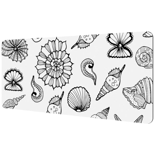 Eslifey Extra großes Mauspad, Strandmuscheln, Seestern, erweitertes Schreibtisch-Mauspad mit rutschfester Gummiunterseite, Schreibtischunterlage für Gamer, Büro und Zuhause, 40 x 89,5 cm Eslifey Extra großes Mauspad, Strandmuscheln, Seestern, erweitertes Schreibtisch-Mauspad mit rutschfester Gummiunterseite, Schreibtischunterlage für Gamer, Büro und Zuhause, 40 x 89,5 cm von Eslifey