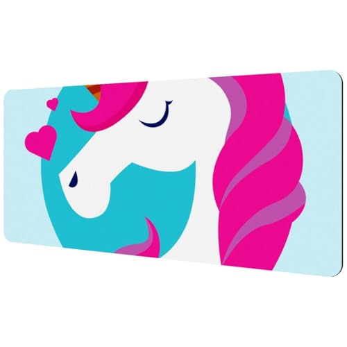 Eslifey Extra großes Mauspad, blaues Einhorn-Design, erweitertes Schreibtisch-Mauspad mit rutschfester Gummiunterseite, Schreibtischunterlage für Gamer, Büro und Zuhause, 40 x 89,5 cm Eslifey Extra großes Mauspad, blaues Einhorn-Design, erweitertes Schreibtisch-Mauspad mit rutschfester Gummiunterseite, Schreibtischunterlage für Gamer, Büro und Zuhause, 40 x 89,5 cm von Eslifey