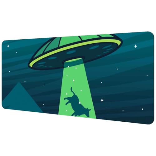 Eslifey Extra großes Mauspad, dunkelblaues Design, erweitertes Schreibtisch-Mauspad mit rutschfester Gummiunterseite, Schreibtischunterlage für Gamer, Büro und Zuhause, 40 x 89,5 cm von Eslifey