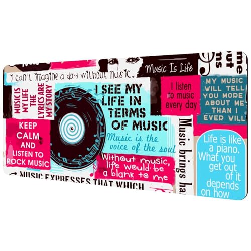 Eslifey Extra großes Mauspad, erweitertes Schreibtisch-Mauspad mit rutschfester Gummiunterseite, Schreibtischunterlage für Gamer, Büro und Zuhause, 40 x 89,5 cm Eslifey Extra großes Mauspad, erweitertes Schreibtisch-Mauspad mit rutschfester Gummiunterseite, Schreibtischunterlage für Gamer, Büro und Zuhause, 40 x 89,5 cm von Eslifey