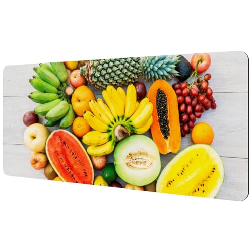 Eslifey Extra großes Mauspad, gemischte Früchte, erweitertes Schreibtisch-Mauspad mit rutschfester Gummiunterseite, Schreibtischunterlage für Gamer, Büro und Zuhause, 40 x 89,5 cm Eslifey Extra großes Mauspad, gemischte Früchte, erweitertes Schreibtisch-Mauspad mit rutschfester Gummiunterseite, Schreibtischunterlage für Gamer, Büro und Zuhause, 40 x 89,5 cm von Eslifey