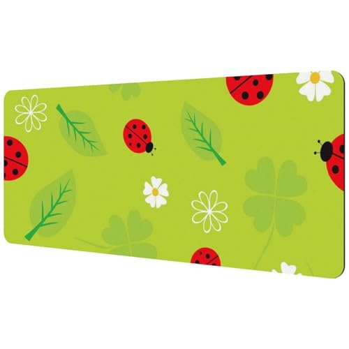 Eslifey Extra großes Mauspad, insektengrünes Design, erweitertes Schreibtisch-Mauspad mit rutschfester Gummiunterseite, Schreibtischunterlage für Gamer, Büro und Zuhause, 40 x 89,5 cm Eslifey Extra großes Mauspad, insektengrünes Design, erweitertes Schreibtisch-Mauspad mit rutschfester Gummiunterseite, Schreibtischunterlage für Gamer, Büro und Zuhause, 40 x 89,5 cm von Eslifey