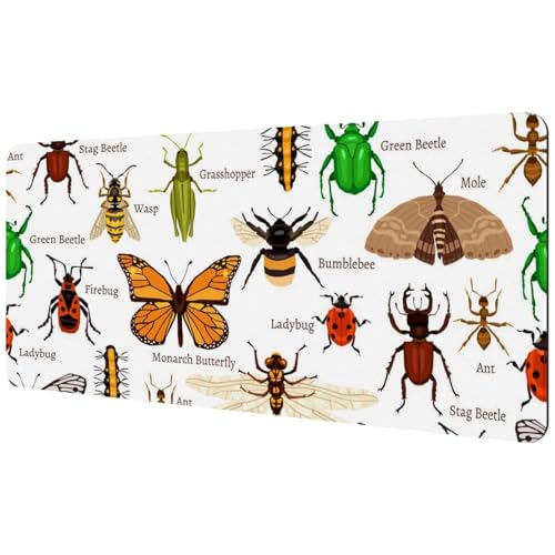 Eslifey Extra großes Mauspad, nahtloses Muster, erweitertes Schreibtisch-Mauspad mit rutschfester Gummiunterseite, Schreibtischunterlage für Gamer, Büro und Zuhause, 40 x 89,5 cm Eslifey Extra großes Mauspad, nahtloses Muster, erweitertes Schreibtisch-Mauspad mit rutschfester Gummiunterseite, Schreibtischunterlage für Gamer, Büro und Zuhause, 40 x 89,5 cm von Eslifey