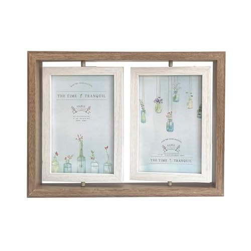 Esmberry - Doppelbilderrahmen aus Holz - Bilderrahmen 10x15 Holz mit Glas Esmberry - Doppelbilderrahmen aus Holz - Bilderrahmen 10x15 Holz mit Glas von Esmberry
