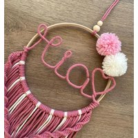 Traumfänger, Makramee Traumfänger Mit Name, Geschenkidee, Für Kinder von EsmeraldasLichtreise