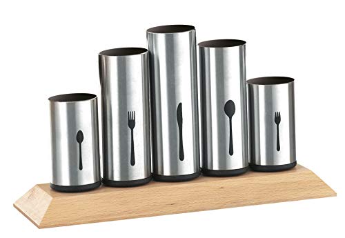 Esmeyer Besteck Halter Edelstahl, 1 - Pack, Silber von Esmeyer