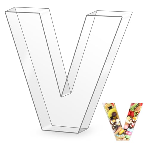 25,4 cm große transparente Acryl-Buchstaben-Charcuterie-Brett-Box, wiederverwendbar, befüllbar, dekoratives Tablett, lebensmittelechtes Display für Süßigkeiten, Snacks und Desserts, perfekt für Partys 25,4 cm große transparente Acryl-Buchstaben-Charcuterie-Brett-Box, wiederverwendbar, befüllbar, dekoratives Tablett, lebensmittelechtes Display für Süßigkeiten, Snacks und Desserts, perfekt für Partys von Esmorah