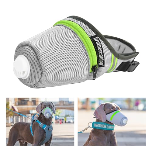 Esoes Dog Smoke Mask Reusable Breathable Dogs Air Filter Masks Adjustable Gas Face Masks Muzzle for Large Dogs and Small Esoes Dog Smoke Mask Reusable Breathable Dogs Air Filter Masks Adjustable Gas Face Masks Muzzle for Large Dogs and Small von Esoes