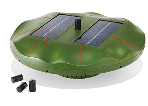 Schwimmende Solar Teichpumpe Seerose 160 l/h Förderleistung Solarpumpe Gartenteich Teich 101770 von Esotec