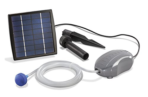 Solar Teichbelüfter Air-S 1,5W Solarmodul 120l/h Förderleistung Gartenteich Pumpe Belüftung 101870 von Esotec