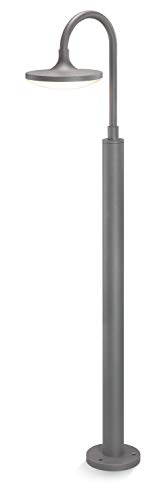 Esotec Moderne LED Wegeleuchte Lichtfarbe warmweiß 3000K, Leistung 10 Watt und 900 lm Lichtstrom, Abmessungen (B x H x T): 16 x 100 x 11,7 cm, Außen Standlampe Schutzart IP54, 201170 von Esotec