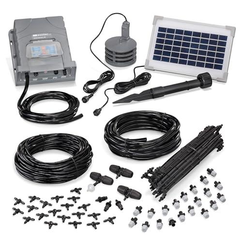 Esotec Solar Bewässerungssystem WaterSpray Professional, 20 Sprüher, Bewässerungscomputer Pflanzenbewässerung, automatische Bewässerung Garten Hochbeet Balkon Gewächshaus, 101122 Esotec Solar Bewässerungssystem WaterSpray Professional, 20 Sprüher, Bewässerungscomputer Pflanzenbewässerung, automatische Bewässerung Garten Hochbeet Balkon Gewächshaus, 101122 von Esotec