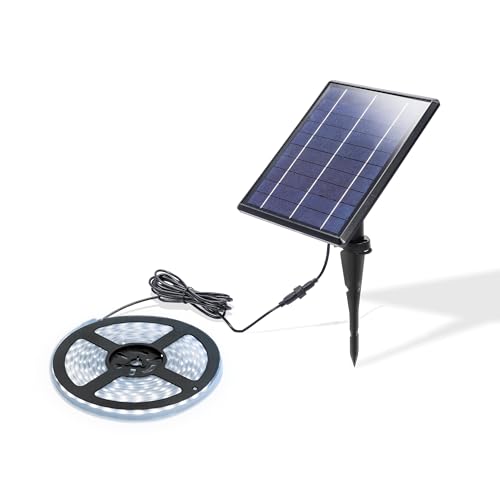 Esotec Solar LED-Streifen LED-Stripe für außen 5 Meter 300 LEDs kaltweiß | AKKU Solarmodul Erdspieß | Gartenlicht Lichtschlauch Weihnachtsbeleuchtung kaltweiß 6000K IP54 102711 Esotec Solar LED-Streifen LED-Stripe für außen 5 Meter 300 LEDs kaltweiß | AKKU Solarmodul Erdspieß | Gartenlicht Lichtschlauch Weihnachtsbeleuchtung kaltweiß 6000K IP54 102711 von Esotec