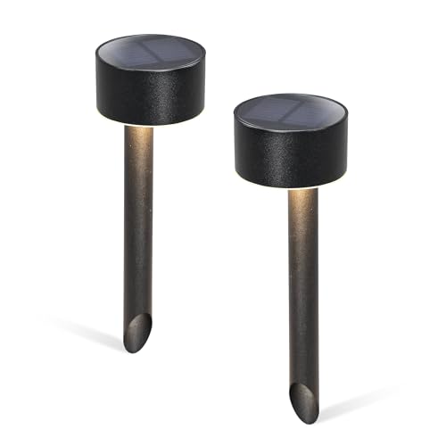 Esotec Solar-Steckleuchten für außen Josie 24 | 2er Set | Aluminium-Gehäuse | LiFePO4 Akku | LED Standleuchte Außenleuchte Steckleuchten Gartenstecker Kit | Erdspieß metall schwarz H=24cm 102942 Esotec Solar-Steckleuchten für außen Josie 24 | 2er Set | Aluminium-Gehäuse | LiFePO4 Akku | LED Standleuchte Außenleuchte Steckleuchten Gartenstecker Kit | Erdspieß metall schwarz H=24cm 102942 von Esotec