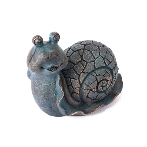 Esotec Wasserspeier-Schnecke Emilius, Einzelfigur mit Schlauch, Teichfigur, Brunnenfigur, Wasserspiel für Wannen Miniteich oder Gartenteich, Quellstein, Polyresin 100773 Esotec Wasserspeier-Schnecke Emilius, Einzelfigur mit Schlauch, Teichfigur, Brunnenfigur, Wasserspiel für Wannen Miniteich oder Gartenteich, Quellstein, Polyresin 100773 von Esotec
