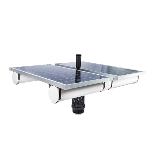 Solar Fischteichbelüfter schwimmend mit 160 W Solarmodul und Pumpe mit 5050 l/h - Solar Teichbelüftung - esotec 101847 von Esotec