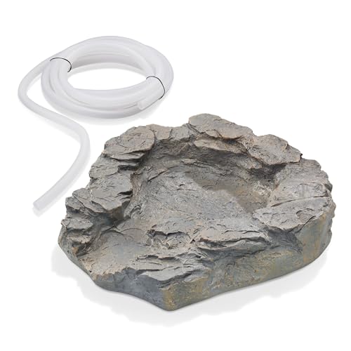 esotec Obere Bachlaufschale mit Schlauchanschluß für Bachlauf, Wasserverlauf Steinschale Kunstharz, Naturstein-Optik Solarbrunnen Springbrunnen, frostbeständig wetterfest grau 100755 esotec Obere Bachlaufschale mit Schlauchanschluß für Bachlauf, Wasserverlauf Steinschale Kunstharz, Naturstein-Optik Solarbrunnen Springbrunnen, frostbeständig wetterfest grau 100755 von Esotec