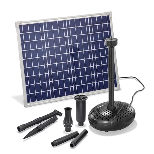 esotec Solar Teichpumpenset 50 2500 Pro, Wasserspiel Komplettset, Sprinklerpumpe, Solarmodul 50W, Solarbrunnen outdoor, Springbrunnenpumpe, Direktbetrieb, 2m 2500l/h 101917 esotec Solar Teichpumpenset 50 2500 Pro, Wasserspiel Komplettset, Sprinklerpumpe, Solarmodul 50W, Solarbrunnen outdoor, Springbrunnenpumpe, Direktbetrieb, 2m 2500l/h 101917 von Esotec