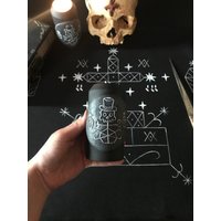 Baron Samedi Kerzenständer Voodoo Wohndekoration Kerzenhalter Hexenaltar Hexereizubehör Zauberei von EsotericUA