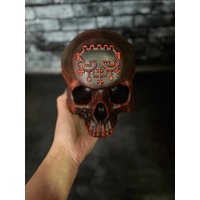 Goetia Demon Sigil Altar Skull 72 Dämonen Solomon Magie Demonology Ritual-Tool Occult Witchcraft Handmade von EsotericUA
