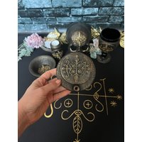 Papa Legba Räucherstäbchenhalter Voodoo Symbol Räuchergefäß Altar Thurible Hexerei Lieferungen Zauberei von EsotericUA