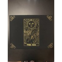 Tarot-Tuch Die Sonne Tarot-Lesung Tischdecke Altar Hexerei Lieferungen Zauberei von EsotericUA