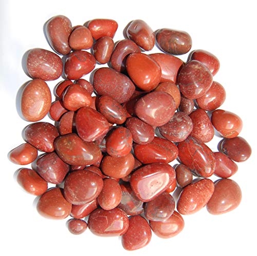Esoterik-Versand Edelsteine, polierte Trommelsteine, Jaspis rot, Mini (ca. 1 bis 2 cm), 250 g-Beutel (19,80€/kg) von Esoterik-Versand