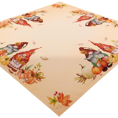 Tischdecke Halloween Kürbis Mitteldecke Stoff Herbst 85 x 85 Halloweentischdecke Orange Tischwäsche Wichtel Pflegeleicht Tischdecke Halloween Kürbis Mitteldecke Stoff Herbst 85 x 85 Halloweentischdecke Orange Tischwäsche Wichtel Pflegeleicht von Espamira