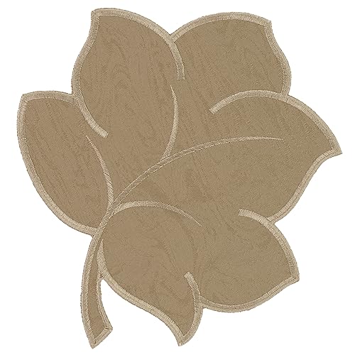 Tischdecke Mitteldecke Herbst Deckchen Untersetzer Tischdekoration Stoff Bestickt Blatt Beige 24 cm Tischdecke Mitteldecke Herbst Deckchen Untersetzer Tischdekoration Stoff Bestickt Blatt Beige 24 cm von Espamira