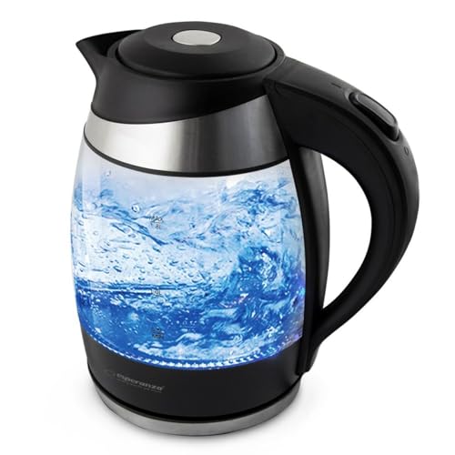 Elektrischer Wasserkocher Gullfoss 1,8L Glas Mit Led-Licht Elektrischer Wasserkocher Gullfoss 1,8L Glas Mit Led-Licht von Esperanza