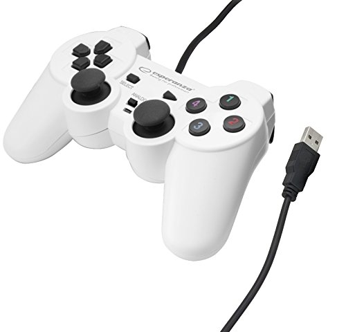 Esperanza WARRIOR white - Computer Gamepad - PC Controller - Playstation Design, EGG102W Esperanza WARRIOR white - Computer Gamepad - PC Controller - Playstation Design, EGG102W von Esperanza