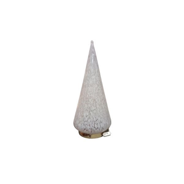 Murano Glas Tischlampe Kegelform von Angelo Brotto aus den 70er Jahren, Esperia Murano Glas Tischlampe Kegelform von Angelo Brotto aus den 70er Jahren, Esperia von Esperia