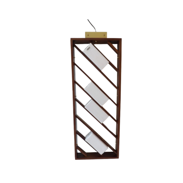 Wand- oder Deckenlampe aus Teakholz und Opalglas von Angelo Brotto (1970er Jahre), Esperia von Esperia