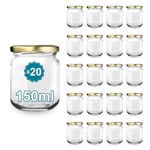 Petitgourmet Einmachgläser, 150 ml, 15 cl, 20 Stück Petitgourmet Einmachgläser, 150 ml, 15 cl, 20 Stück von Espirito Rebelde