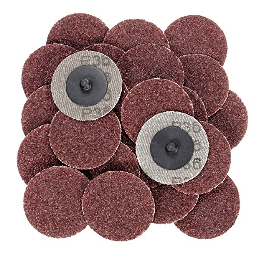 EsportsMJJ 25Pcs 2 Inch 36 Grit R-Type Abrasive Schleifscheiben Roll Lock Schleif Beläge von EsportsMJJ