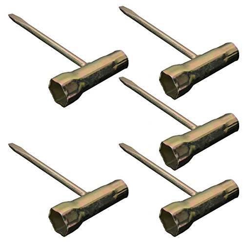 EsportsMJJ 5X 13X19Mm Kettensäge T-Schlüssel Für Motorsäge Stihl Husqvarna Tool EsportsMJJ 5X 13X19Mm Kettensäge T-Schlüssel Für Motorsäge Stihl Husqvarna Tool von EsportsMJJ