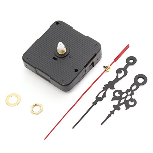 EsportsMJJ DIY Mute Clock Movement Quarz Clock Mechanism Repair Kit-Schwarz von EsportsMJJ