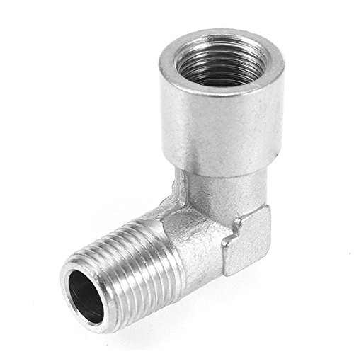 EsportsMJJ Edelstahl 1/8 Npt Stecker Paintball 90 Grad Winkelstück Luft Verschraubung von EsportsMJJ