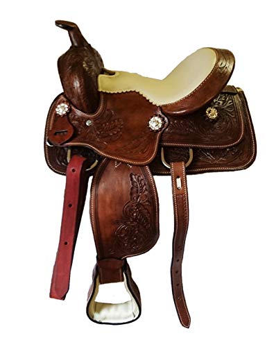 Esposita Westernsattel Set Texas Kids für Shetty und Pony, echtes Leder 10" von Esposita