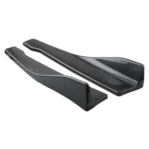 EsprAL 2PCS Auto ABS heckspoiler Ecke Hecklippe Winkel Wrap Angle, Für Audi A3 S3 RS3 8V Sportback 5 Doors 2013-2020 Heck Stoßstange Diffusor Splitter Spoiler Protector,B/Carbon Fiber-48CM von EsprAL
