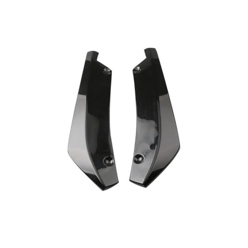EsprAL 2PCS Auto ABS heckspoiler Ecke Hecklippe Winkel Wrap Angle, Für BMW F11 F20 F21 F25 F26 F30 F31 F34 F80 E84 Heck Stoßstange Diffusor Splitter Spoiler Protector,A/Black-45CM von EsprAL